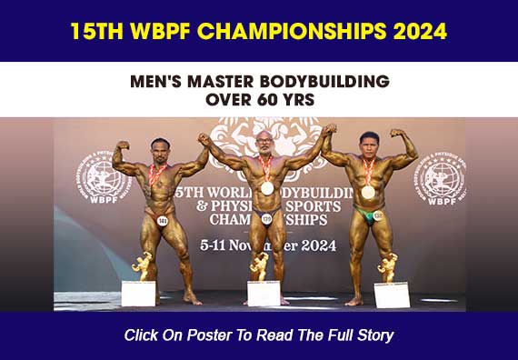 MEN'S MASTER BODYBUILDING OVER 60 YRS...